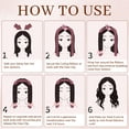 thumbnail image 4 of Heatless Curler Set - 5pcs Heatless Curling Rods for Long & Short Hair - No Heat Hair Curler Tool with Sleep Cap, Headband, Hair Clip, 4 of 7
