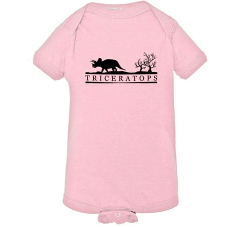 

PleaseMeTees™ Baby Triceratops Educational Dinosaur Jurassic HQ Jumpsuit