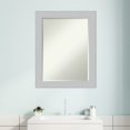 thumbnail image 5 of Amanti Art Beveled Wood Bathroom Wall Mirror - Shiplap White Frame Shiplap White Outer Size: 22 x 28 in, 5 of 5