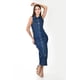 thumbnail image 1 of Vestido denim sin mangas Roman Fashion /Juvenil, 14389 (Azul dark) azul oscuro M, 1 of 5