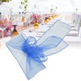 thumbnail image 3 of Organza 10pcs Silla de Banquete de Organa Silla Exquisita Silla de Reverencia Fajas para la Decoración de la Fiesta de Bodas, 3 of 7