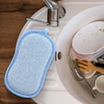 thumbnail image 6 of Oefntac Cleaning Brush Double Sided Multi Functional Thick Cleaning Brush Sponge Kitchen Pot Pan Non Scratch Water Absorption Eco Friendly Decontamination Quick Scrub, 6 of 7