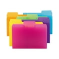 thumbnail image 3 of "Top Tab Poly Colored File Folders, 1/3-Cut Tabs, Letter Size, Assorted, 18/pack | Bundle of 5 Packs", 3 of 6