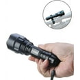 thumbnail image 4 of QJUHUNG High Power One Mode Red LED Flashlight,Powerful Single Mode Red Flashlight for Night Observation,Black, 4 of 7
