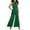Green, variant on Women's Summer Jumpsuit Sleeveless Jumpers And Rompers Casual Party Long Jump Suits Wide Leg Halter Pink 20