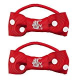 Little Earth NCAA Bow Pigtail Holder (Set of 2) (Set of 2)