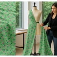 thumbnail image 5 of Soimoi Cotton Poplin Fabric Floral & Frog Cartoon Decor Fabric Printed Yard 42 Inch Wide, 5 of 7