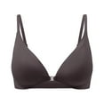 thumbnail image 2 of BAODANN Front Closure Bras for Women No Underwire Low Cut V Padded Bralette Seamless Comfy Bras Cup Sports Bra Running Sports Bra Custom Sports Bra Size E Bras for Women No Wire Push up Bra, 2 of 7