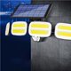thumbnail image 5 of Luz De Pared Solar Al Aire Libre Lámpara De Pared De Inducción De Cuerpo Humano Giratoria 240Pcs Cuentas De Led Luz De Cerca Decorativa Con Control De Luz Para Garden Yard Hotel Eigraketly HA019790-00, 5 of 7