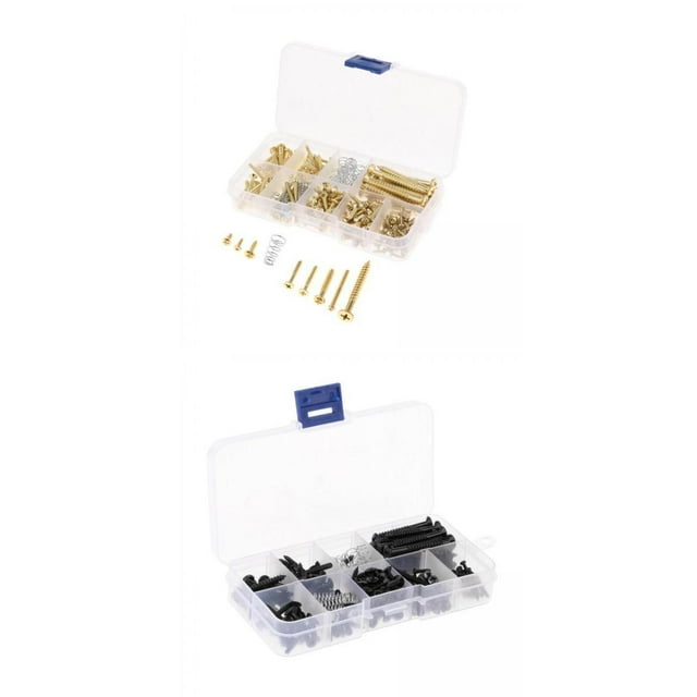 de Tornillos de Guitarra Eléctrica de 452 Piezas para Montaje de Botones de de Cuello de Interruptor de Sunnimix bajo tornillos