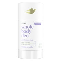 Dove Whole Body Deodorant Stick Coconut   Vanilla Aluminum Free, 2.6 oz