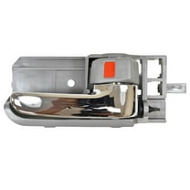 PT Auto Warehouse TO-2567MG-RH - Inner Interior Inside Door Handle, Gray Housing with Chrome Lever - Passenger Side Fits select: 2003-2008 TOYOTA COROLLA, 2005-2010 TOYOTA SCION TC