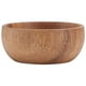 thumbnail image 1 of bandeja decorativa de madera para comida, plato de ensalada, plato de servicio para el hogar (marrón), 1 of 7