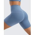 thumbnail image 2 of CRZ YOGA Womens ButterLuxe Biker Shorts 6 Inches High Waisted Workout Running Yoga Shorts, 2 of 3