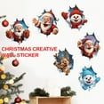 thumbnail image 6 of Christmas Creative Wall Sticker,Break-The-Wall Santa Claus 3D Wall Decal,Removable Xmas Door Window Stickers,Creative Holiday WallArt with Realistic 3D Effect for Living Room Bedroom, 6 of 9