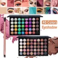 thumbnail image 2 of Pearlescent 15/40 Color Eyeshadow Palette High Saturation Eye Shadow Plastic This European American Hot Selling Spot Earth Color, 2 of 5