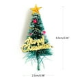 5pcs Miniature Christmas Tree Christmas Decorations Mini Pine Trees DIY