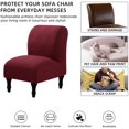 thumbnail image 4 of Armless Chair Slipcover Removable Armless Chair Cover Printed Armless Accent Chair Covers Washable Slipper Chair Slipcovers Furniture Protector Covers for Extra Large Armless Accent Chair, 4 of 8