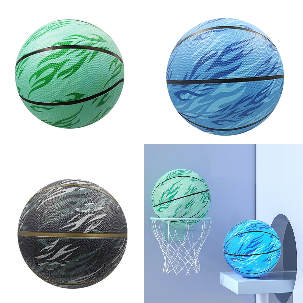 YongCo Rubber Basketball Waterproofs Training Ball Fine Stitching Kids Basketball