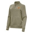 thumbnail image 2 of Women's Antigua Olive Boston Bruins Crush Quarter-Zip Pullover, 2 of 3