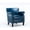 Navy Blue, variant on Solid wood legs, 37.50 lb weight / Sturdy base, proper weight
