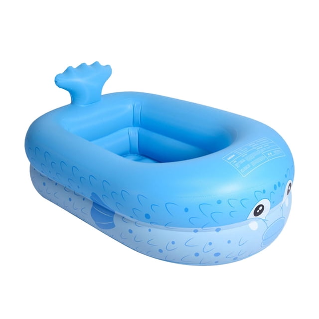 Zorion Inflatable Pool Easy Setup Kiddie Swimming Pool for Home Indoor Outside Lawn 160cm blue