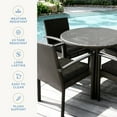 thumbnail image 5 of Zaire Black Essentials Square Seat Cushion (2-Pack), 5 of 8