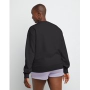Hanes Originals Women's Fleece Sweatshirt Black L