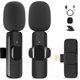 thumbnail image 1 of Microphone for iPhone, 2 Pack Wireless Microphones, Mini Mic, 1 of 5
