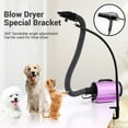thumbnail image 3 of Pet Grooming Table Stand, Flexible Dog Blow Dryer Holder Clip on Desk 23.6in  for Tabletop, 3 of 7