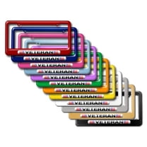 Military Veteran - American Flag License Plate Frame