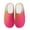 Hot Pink, variant on Custom Slippers Vibrant Style Gradient Color Series Single Avatar Print Home Essential Unisex Comfortable Warm Blue 40-41