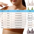 thumbnail image 3 of VONCOS Orange Womens Plus Size Wireless Bra Seamless Wirefree Comfort, Lounge & Sleep Bra for Everyday Wear with Light Support Yoga,Size L, 3 of 7