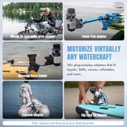 Bixpy K-1 Outboard Kayak Motor Kit with Wireless Remote & Quick-Release Mount, Ultra-Light K1 Motor for Kayaks, Paddle Boards, Inflatable Boats & Small Watercraft