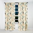 thumbnail image 6 of Designart "Oasis Of Tribal Serenity I" Boho Room Darkening Curtain Single Panel, 6 of 6