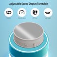 thumbnail image 3 of Andoer 6-inch Mirror Display Turntable Stand Motorized 360° Rotating 17-30S/R Stepless Adjustable Speed 4KG Payload for Small Products Jewelry Watch Model Displaying, 3 of 9