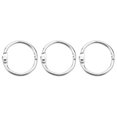 thumbnail image 3 of 100Pcs 25Mm Loose Leaf Binder Rings Key Book for Scrapbook/Album/Craft, 3 of 8
