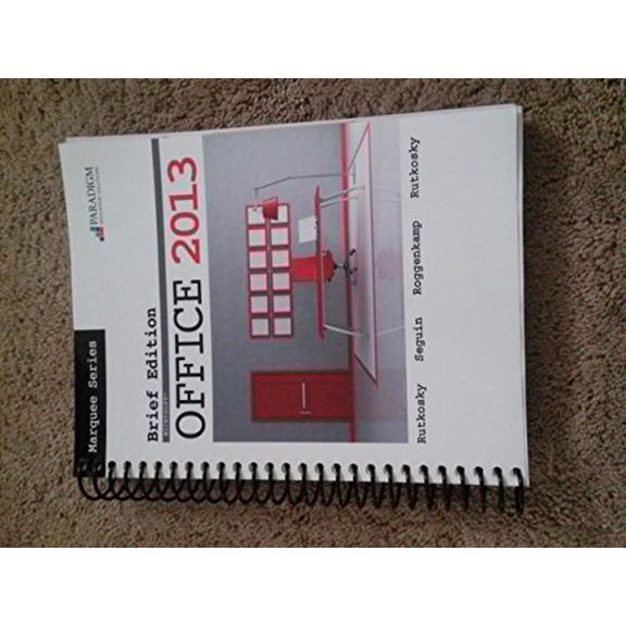 Pre-Owned Marquee Microsoft Office 2013 Brief Edition - Text With Data Files Cd (Paperback) 076385266X 9780763852665