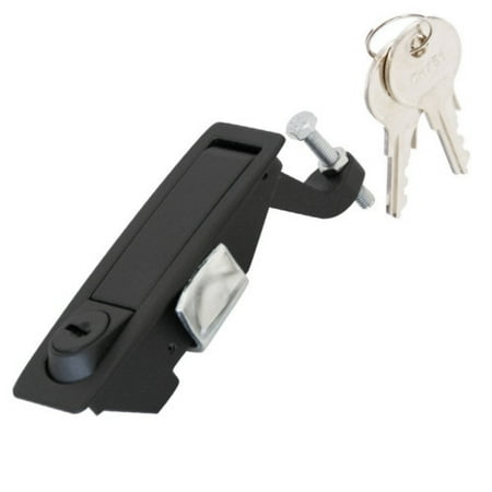- Southco C2-33-25 Series Powder Coated Zinc Alloy Adjustable Lever Hand Operated Compression Latch with Locking Raised Trigger, Key Locking, 0.20