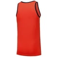 thumbnail image 3 of Men's New Era Orange Houston Astros Jersey Ringer Tank Top, 3 of 3