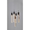 thumbnail image 5 of Bethel International Chandelier Matte Black Metal & Crystal, 5 of 5