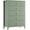 Green, variant on Garvee Fluted Dresser for Bedroom 42.9" Tall, 5-Drawer Wood Dresser for Bedroom, Modern Chest of Drawers, Storage Organizer Cabinet for Living Room, Hallway, Entryway, Black