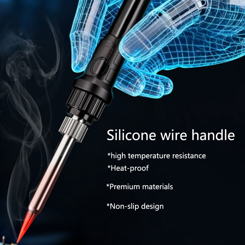 90W Cordless Electric Soldering Iron adjustable temperature Torch Repair Tool For Mil*wau*kee  18V Battery