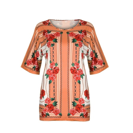 

Top Polyester O-Neck daily Woman Stripe Tee Womens Tops And Tees Women s Plain T Shirt Womens Shirt Cotton Set Shirt for Women Cotton Athletic Tops Women under Scrub Women Long Sleeve Shirts Long