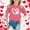 Hot Pink, variant on Valentines T Shirts for Gril Cute Trendy Puppy Heart Print Short Sleeve Crew Neck Tees Toddler Casual Relaxed Fit Tops