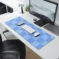 thumbnail image 2 of Pastel Checkered Mouse Pad - Cute Boho Design for Chic Home Offices, Anti-Slip Rubber, Ideal for Computers & Laptops, Large 31.5x11.8in, Aesthetic Pattern to Enhance Workspace Vibes, 2 of 7