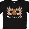 thumbnail image 4 of Inktastic Na-Moose-Te Cute Moose Greeting Boys or Girls Long Sleeve Baby Bodysuit, 4 of 5