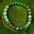 thumbnail image 2 of JUSIP New Beginning Handcrafted Bracelet with Green Aventurine & Epidote Granite - Crystal Jewelry for Prosperity, Peace & Hope, 2 of 7
