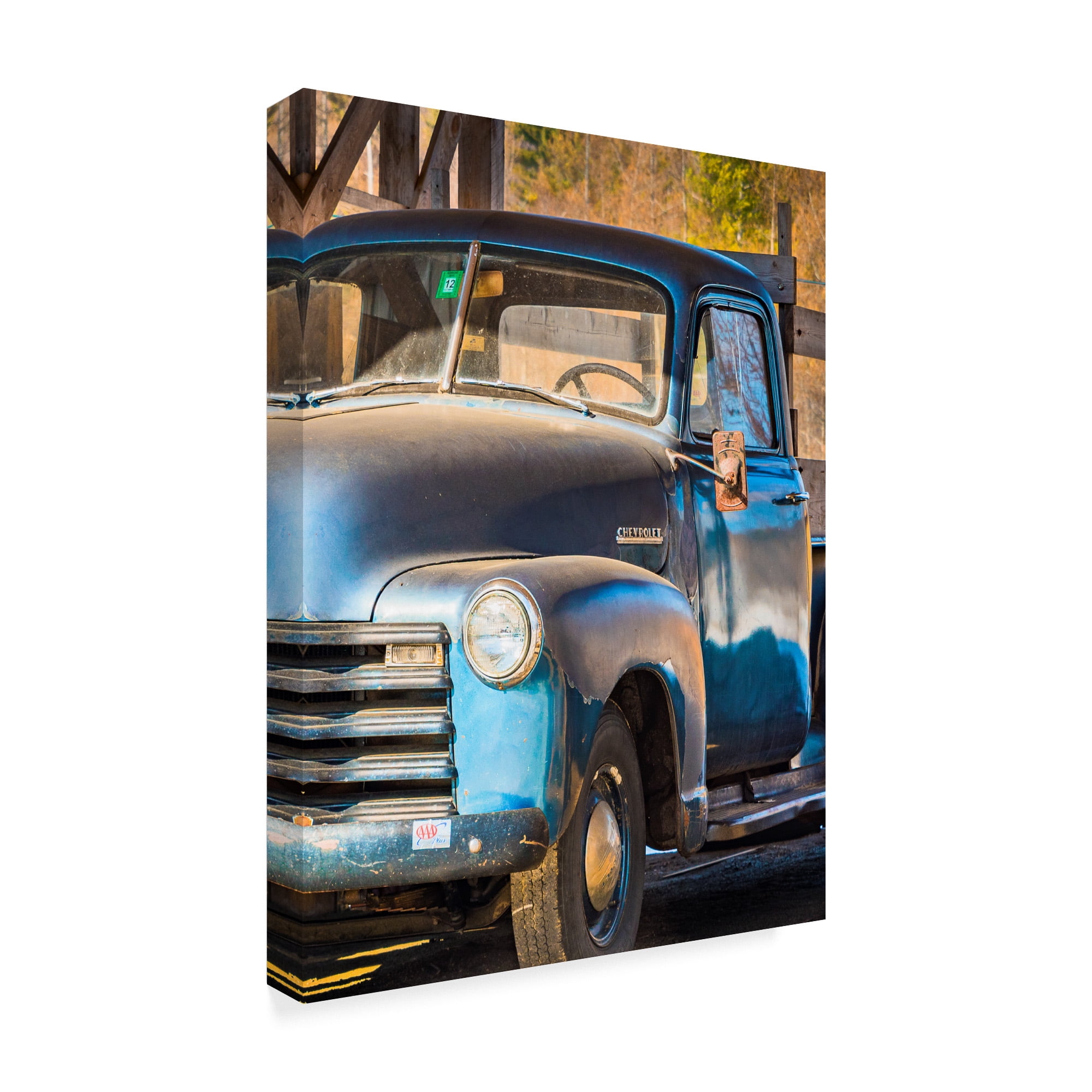 Trademark Fine Art 'Old Chevy Truck' Canvas Art by Brenda Petrella Photography Llc