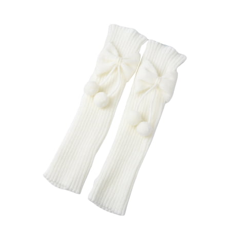 Y2K Harajuku Japanese Lolita Leg Warmers Gothic Knit Long Socks Leggings Gaiters Knee Goth Winter Cuff Ankle Heap Sock